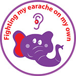 fighting my earache sticker image